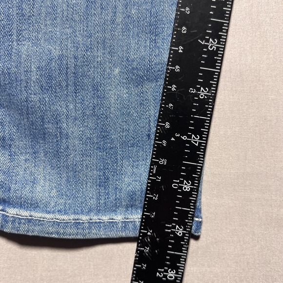 Mother Jeans Womens 29 Light Blue High Waisted Looker Light Graffiti Skinny - Picture 15 of 16